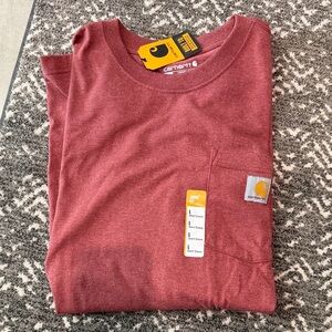 Carhartt Brick Red Crew Neck T-Shirt
